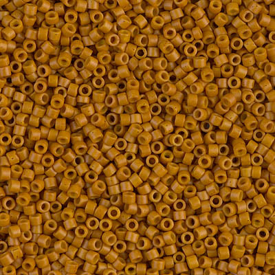 11/0 Opaque Pumpkin Delica Miyuki Beads DB653