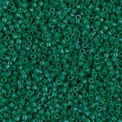 11/0 Opaque Green Jade Delica Miyuki Beads DB656