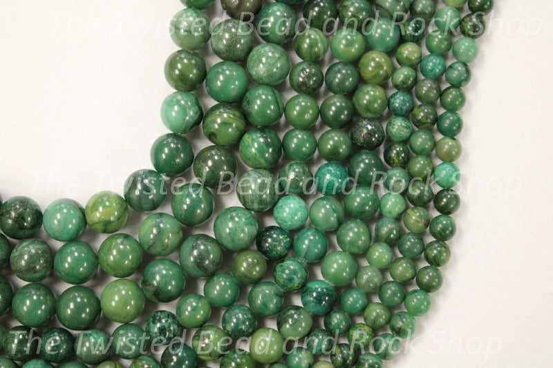 African Jade Gemstone Beads