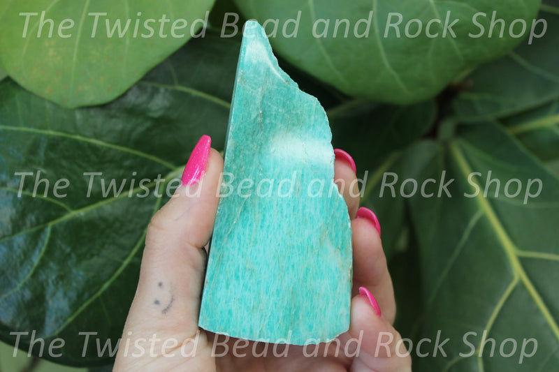 Amazonite Slabs Polished Crystals