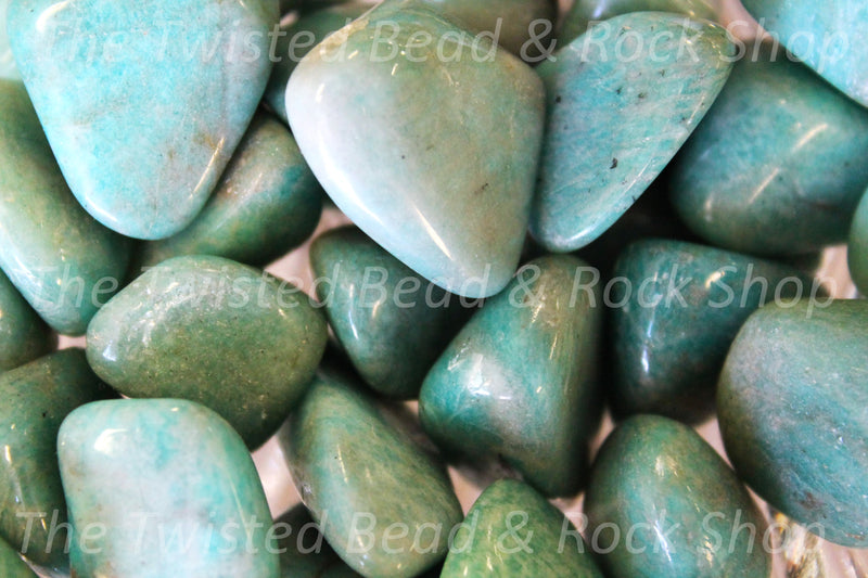 amazonite tumbled stones