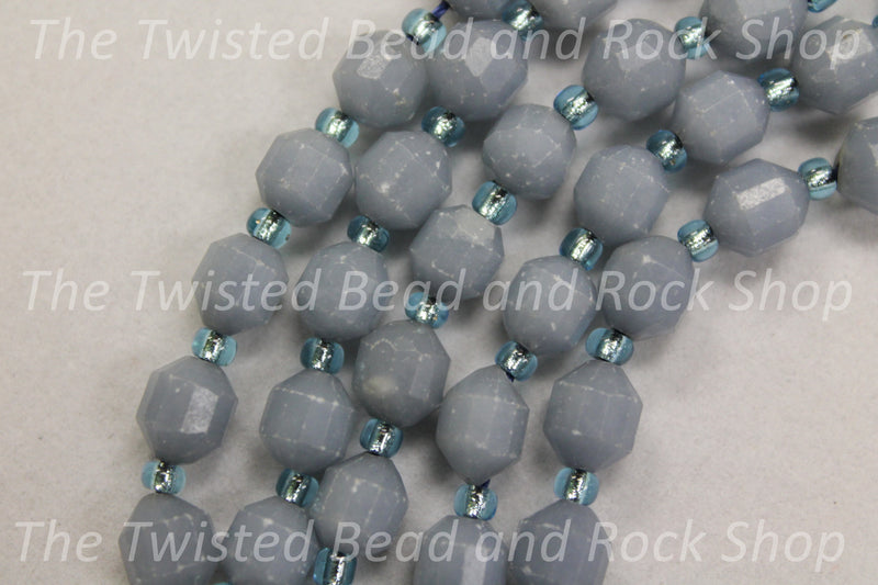 Angelite Gemstone Beads