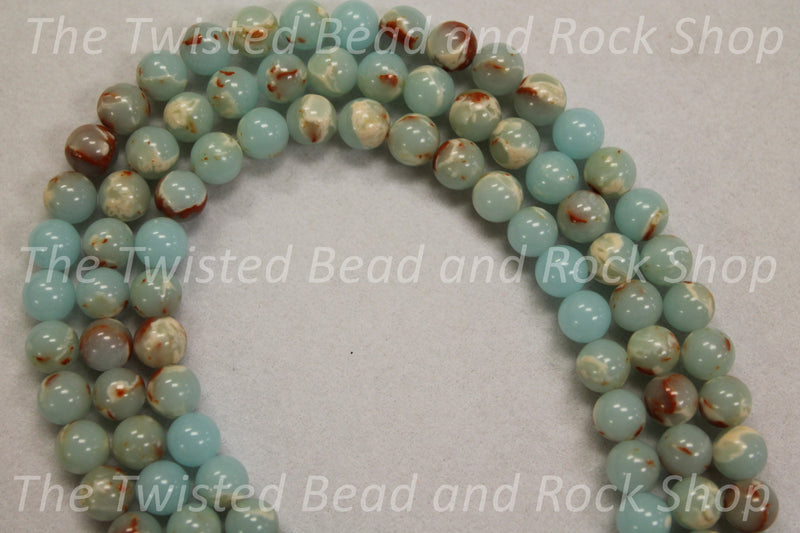 Aqua Terra Jasper Gemstone Beads