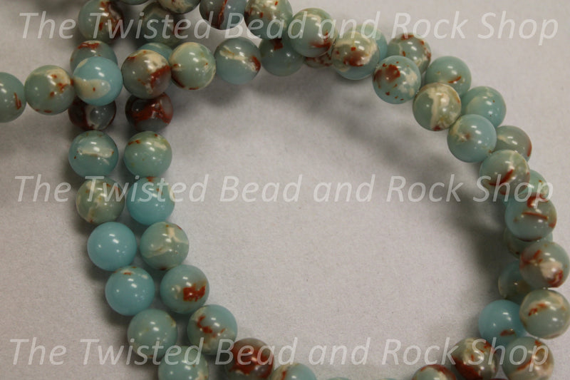 Aqua Terra Jasper Gemstone Beads