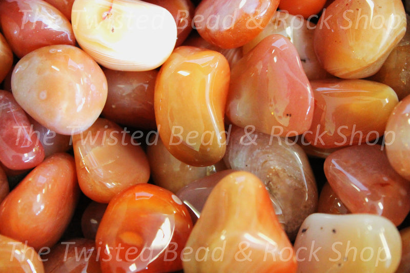 Carnelian Banded Tumbled