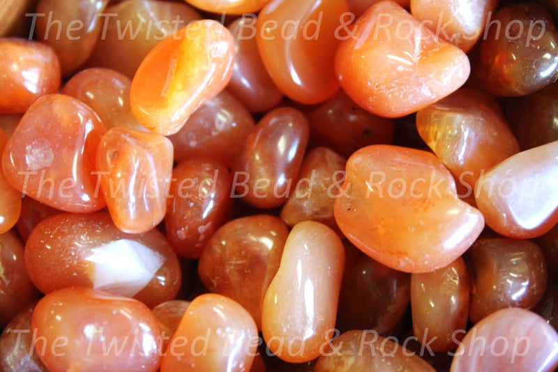 Carnelian Banded Tumbled