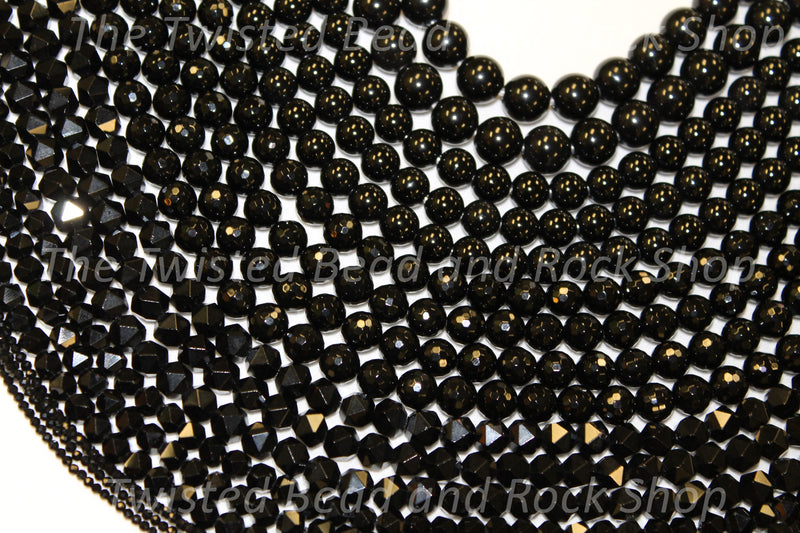 Black Onyx Gemstone Beads