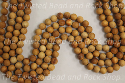 Wood Gemstone Beads