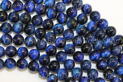 Tiger Eye Blue Gemstone Beads