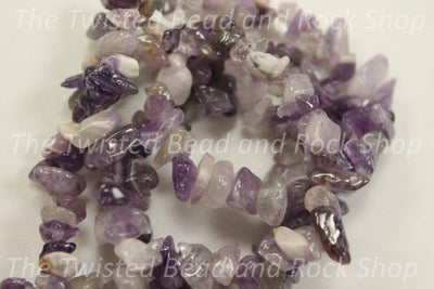 Amethyst Chevron Gemstone Beads