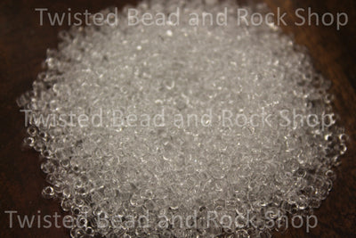 11/0 Crystal Seed Beads