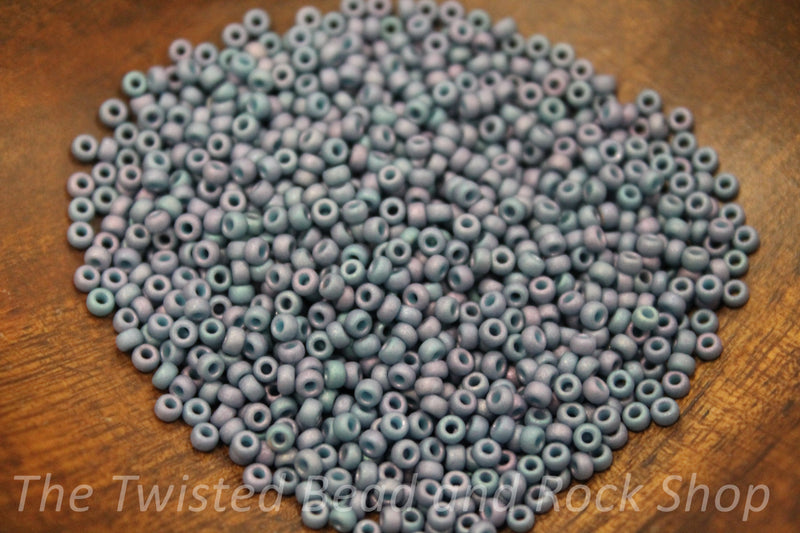 11/0 Frosted Peacock Seed Beads