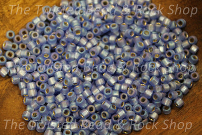 8/0 Frosted Periwinkle Seed Beads