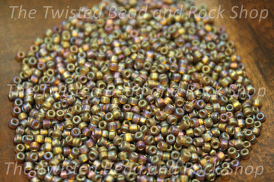 11/0 Frosted Round Mauve Mix Seed Beads