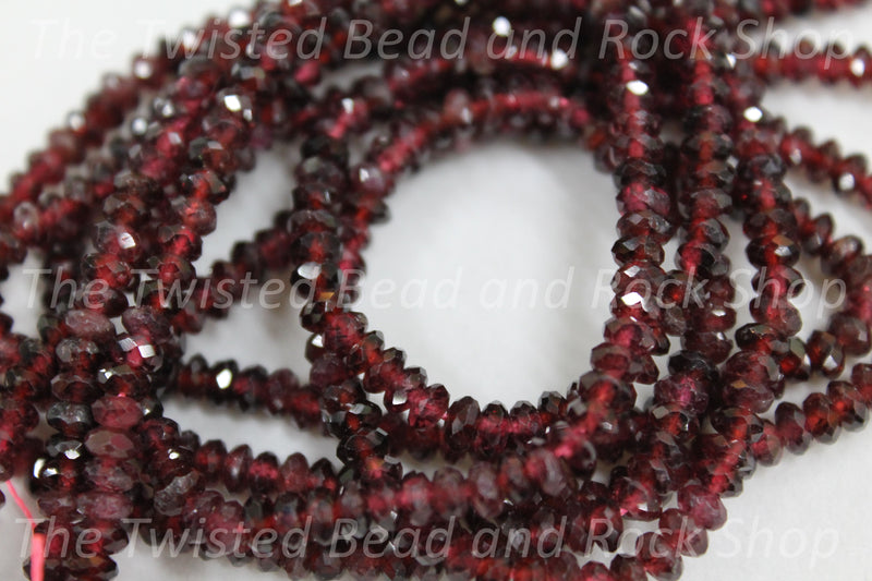 Garnet Red Gemstone Beads