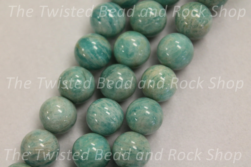 Green Amazonite Gemstone Beads