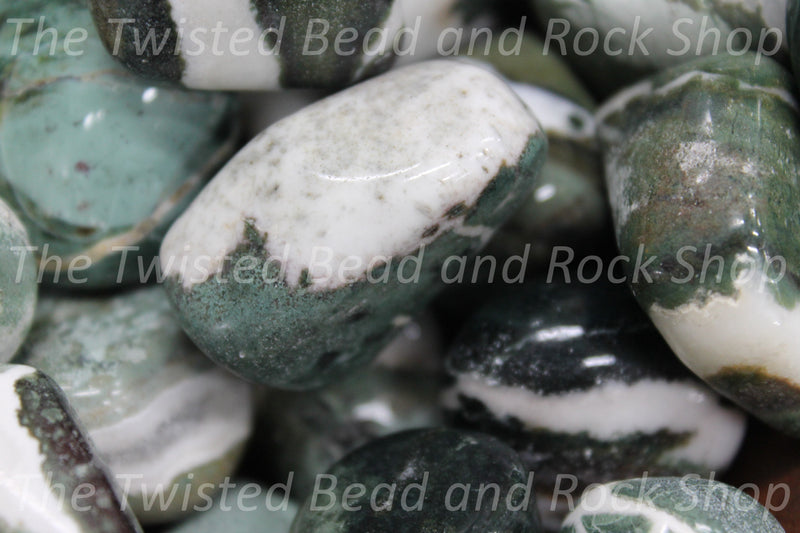Sardonyx Green Tumbled Crystals