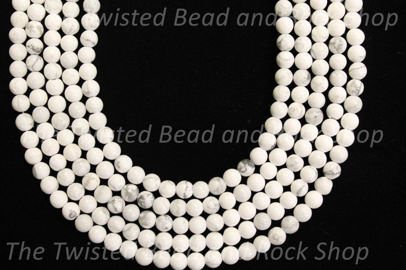 Howlite Gemstone Beads