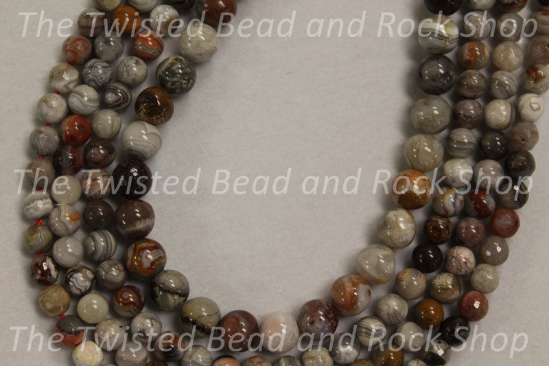 Laguna Lace Agate Gemstone Beads