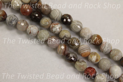 Laguna Lace Agate Gemstone Beads