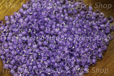 8/0 Lavender Lined Seed Beads