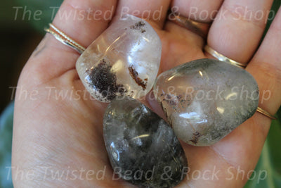 Quartz Lodolite Tumbled