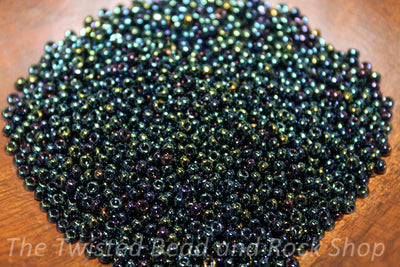 11/0 Metallic Dark Blue Seed Beads