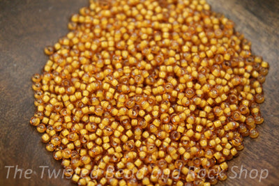 11/0 Miyuki Fancy Round Honey Seed Beads