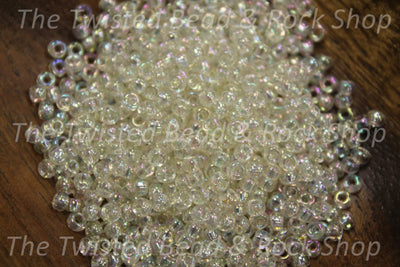 8/0 Miyuki Pale Yellow AB Seed Beads