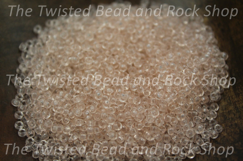 11/0 Miyuki Translucent Light Tea Rose AB Seed Beads