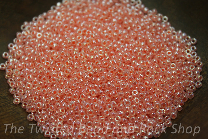 11/0 Miyuki Round Salmon Ceylon Seed Beads