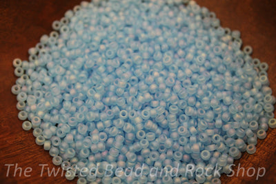 11/0 Miyuki Translucent Light Aqua AB Seed Beads