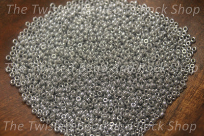 15/0 Opaque Luster Grey Seed Beads