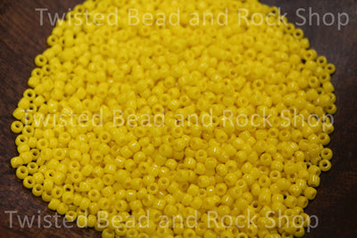 11/0 Opaque Round Mustard Seed Beads