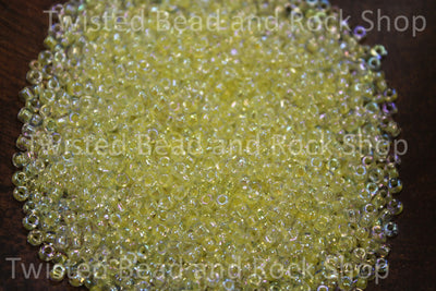 11/0 Pastel Yellow AB Seed Beads