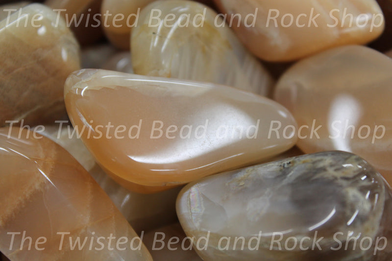 Moonstone Peach Tumbled
