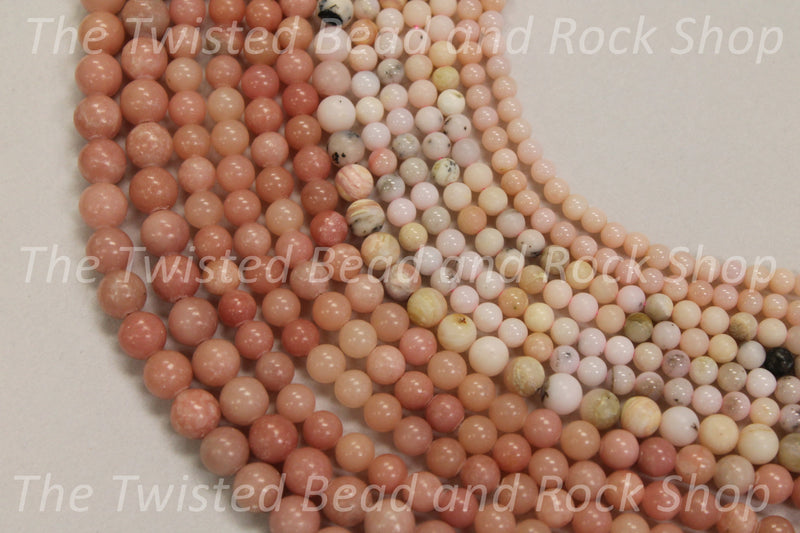 Opal Pink Gemstone Beads