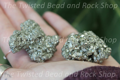 Pyrite Cluster Rough Crystals