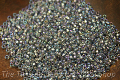 11/0 Silver Lined Rainbow Round Lavender Seed Beads