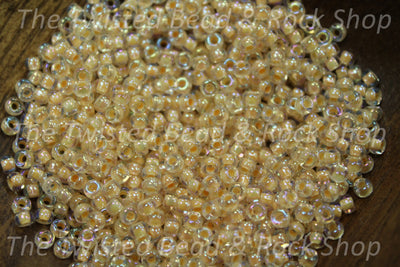 8/0 Rainbow Silk Seed Beads