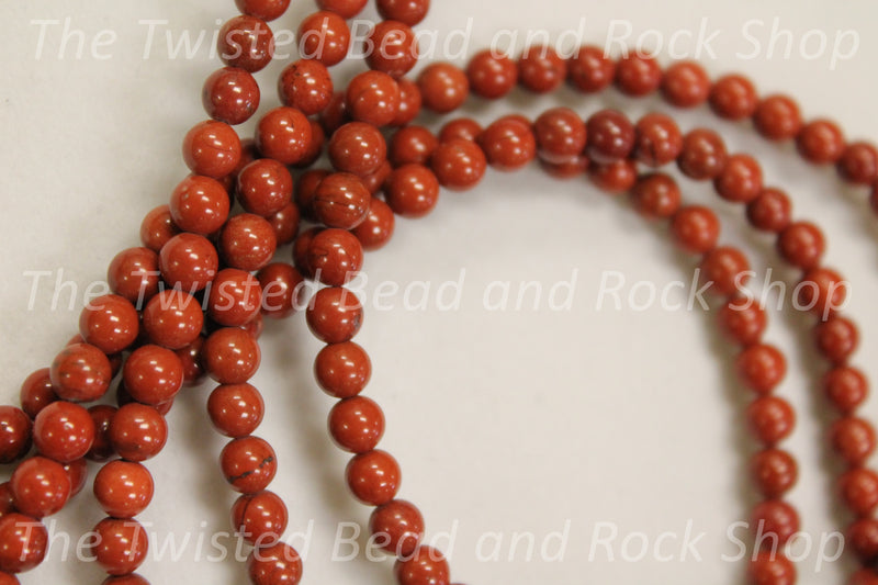 Jasper Red Gemstone Beads