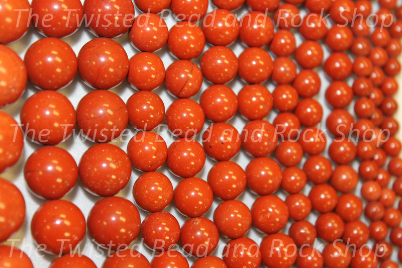 Jasper Red Gemstone Beads