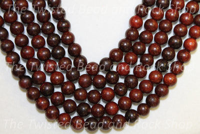 Wood Gemstone Beads