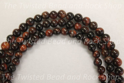 Tiger Eye Red Gemstone Beads