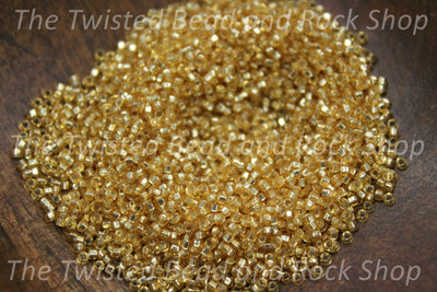 15/0 Silver Lined Gold Seed Beads