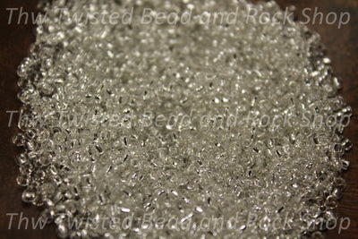 11/0 Silver Lined Round Crystal Seed Beads