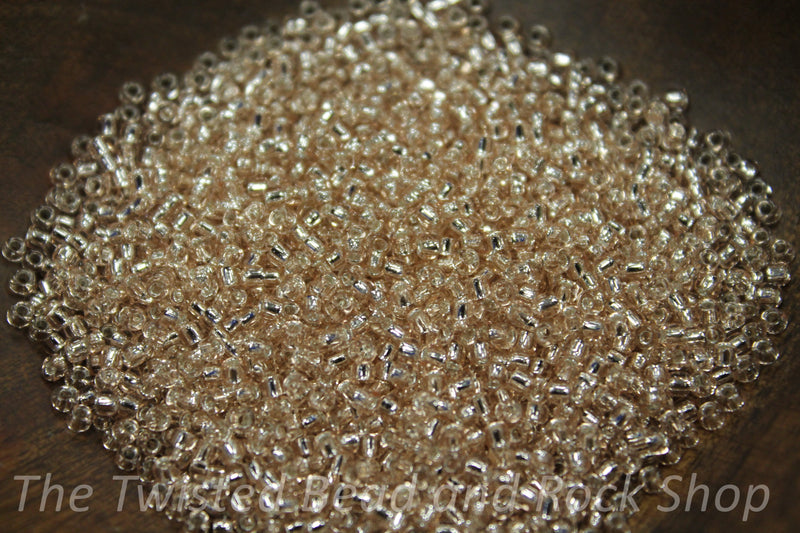 11/0 Silver Lined Silk Seed Beads