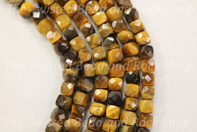 Tiger Eye Yellow Gemstone Beads