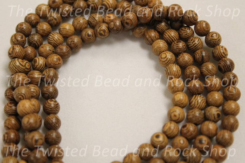 Wood Gemstone Beads