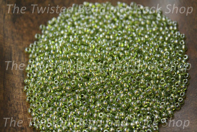 11/0 Toho Fancy Gold Olive Seed Beads